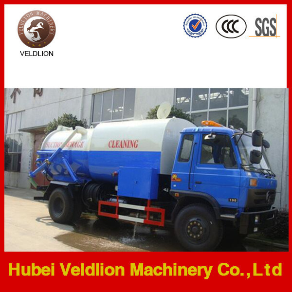 Dongfeng 10m3 Sewage Suction and Cleaning Truck Image1