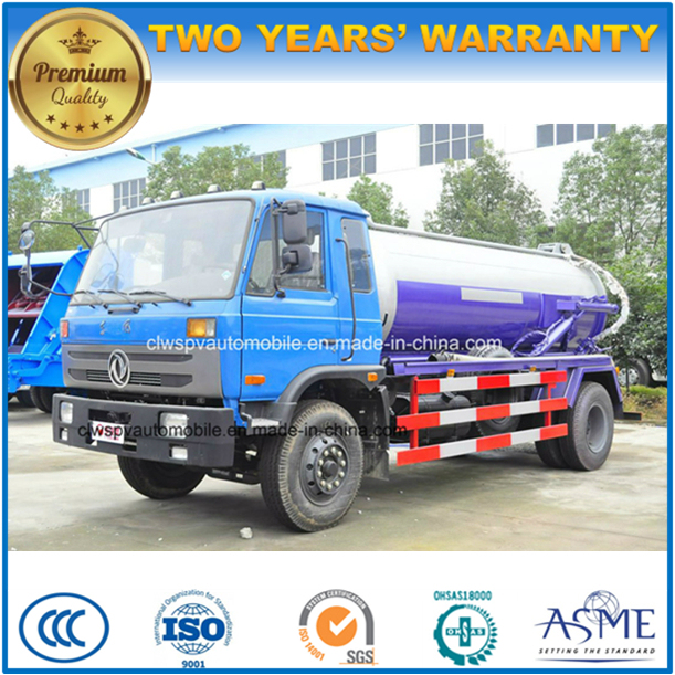 Dongfeng 4X2 10000 L Suction Sewage Truck 10 Tons Vacuum Truck Image1