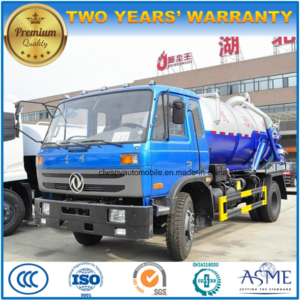 4X2 155kw Hot Sale Vacuum Truck 8000 L Suction Sewage Truck Price Image1