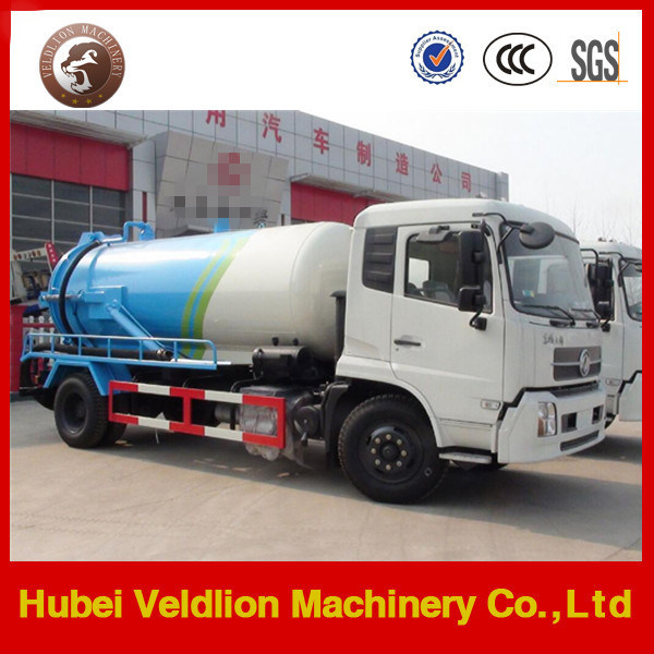 10 Cubic Meter/ 10cbm/10m3 Sewage Suction Truck Image1