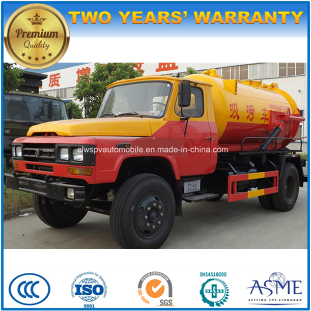4X2 Hot Sale 8 M3 Suction Sewage Truck 8 Cbm Vacuum Truck Image1