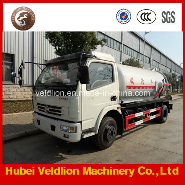 Dongfeng Duolika 6000L Fecal Suction Truck (LHD or RHD) Image1