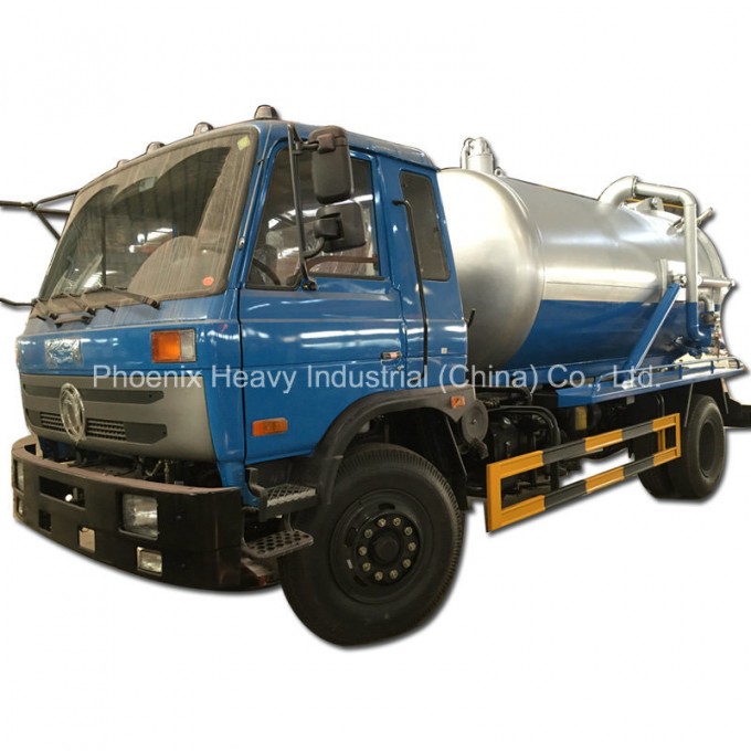 Low Price 4X2 10cbm Vacuum Truck with Cummins Engine Image1