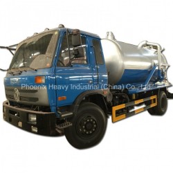 Low Price 4X2 10cbm Vacuum Truck with Cummins Engine