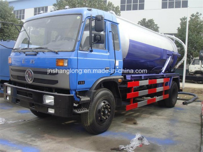 Dongfeng 190HP 10m3 Vacuum Suction Truck Image1