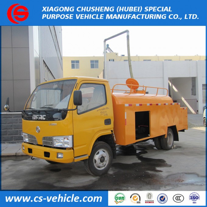 Dongfeng 5t Sewer Cleaner Truck High Pressure Sewer Dredging Truck Image1