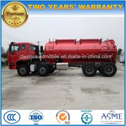 Sinotruk Heavy Duty HOWO 8X4 20000L Sewage Sludge Transport Truck