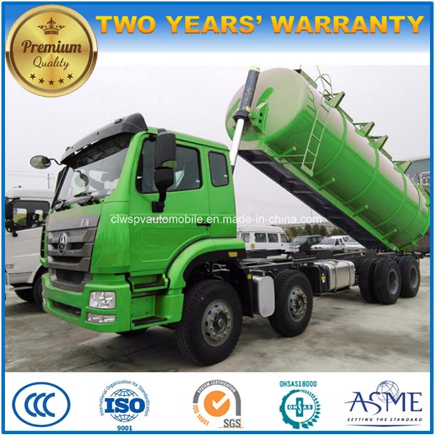25 Tons Mire Tank HOWO Heavy Duty Sewage Sludge Transport Truck Image1