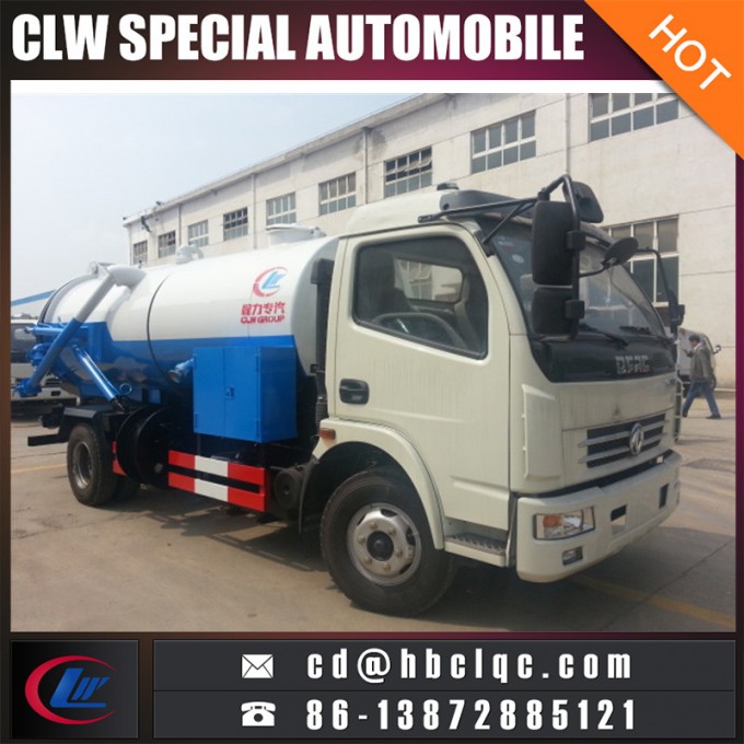 Dongfeng 6ton Combination Dredging Vehicle Sewer Dredging and Cleaning Truck Image1