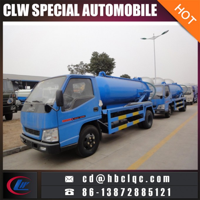 Jmc 3m3 4m3 Sewer Tanker Truck Vacuum Truck Image1