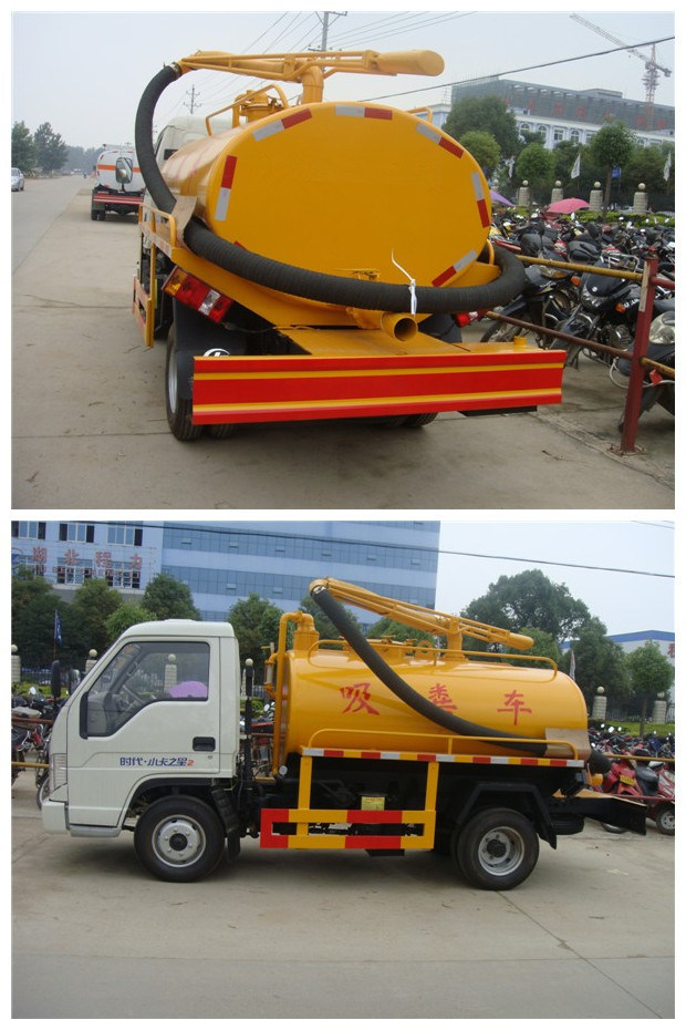 Mini Fecal Suction Truck with 2000L Capacity Image1