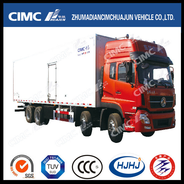 High Quality Cimc Huajun 8*4 Refrigerated Truck Image1