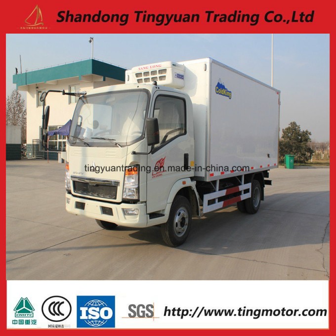 3-8ton 4X2 Sinotruk Refrigerated Truck/ Freezer Truck Image1