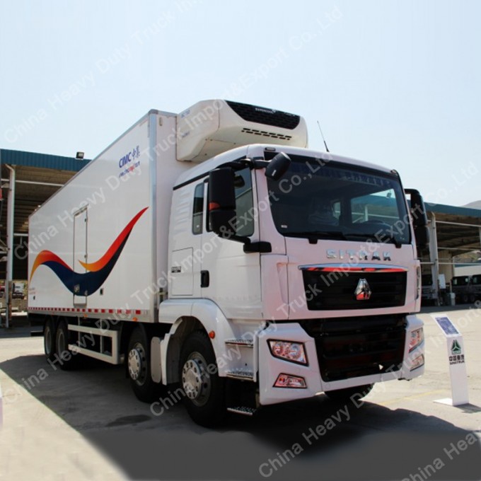 Sitrak 8X4 Man Diesel Vechicles Refrigerated Truck Image1