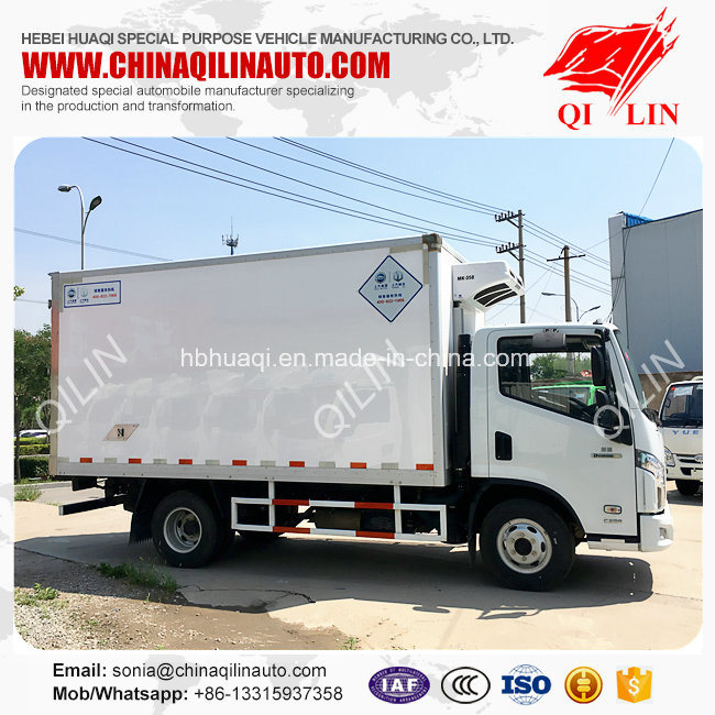 Left Hand Drive Refrigerated Freezer Truck with Commins Engine Image1
