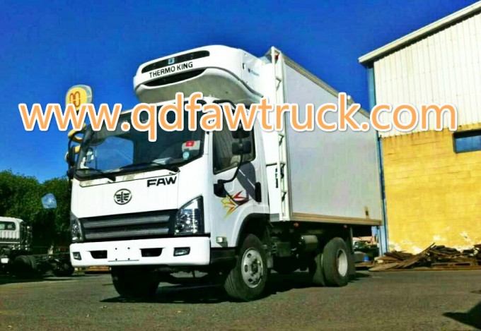 Trending Now! FAW 3tons Refrigerated Truck Image1