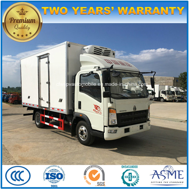 HOWO 5 Tons Refrigerated Truck with Thermo King Refrigerator Image1