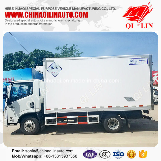 LHD / Rhd 4X2 Small Seafood Refrigerated Truck for Sale Image1