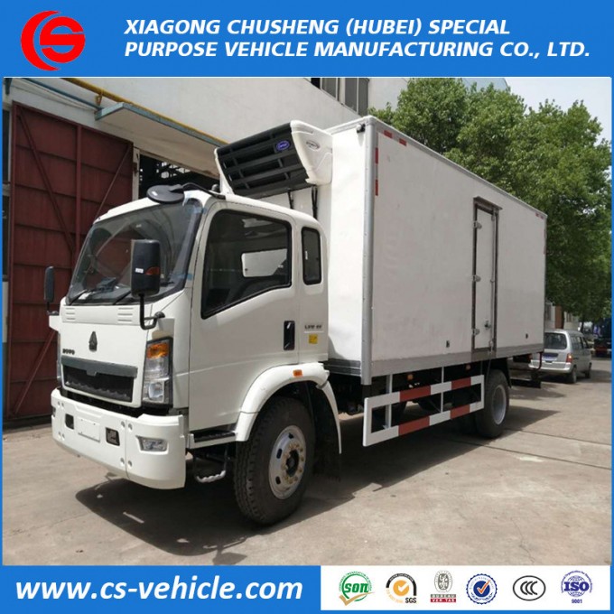 Dongfeng 4X2 3tons Refrigeration Box Truck Used Refrigerated Truck Image1