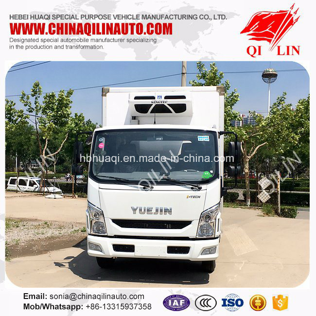 Muliti-Temperature 3300mm Wheelbase Refrigerated Van Truck Image1