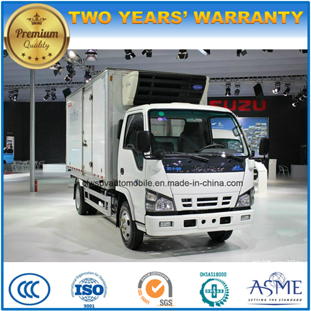 4X2 Isuzu 600p Refrigerated Van 6 Tons Freezer Truck Image1