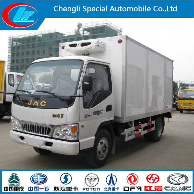JAC Freezer Truck High Popularity Refrigerated Truck Hot Sale Refrigerator Truck Image1