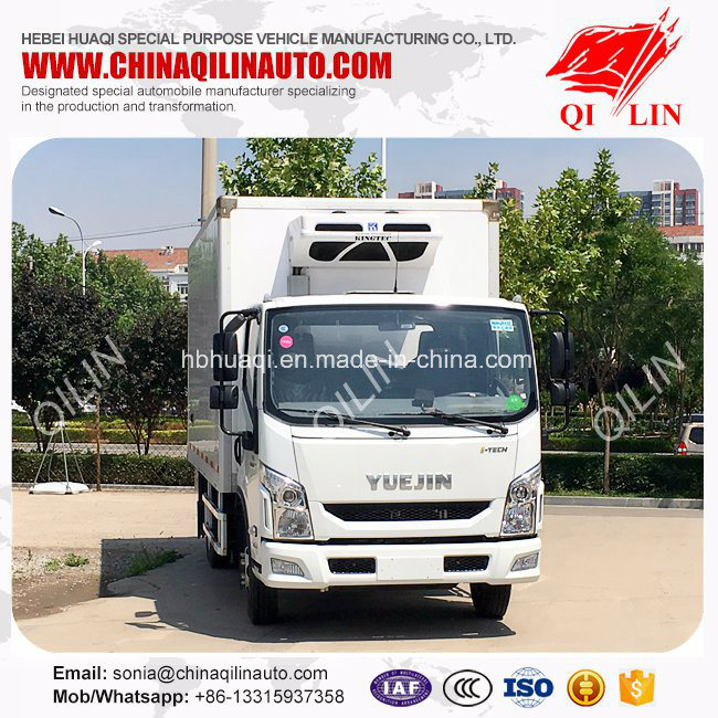 Euro 4 Emission 123HP Refrigerated Frozen Truck Image1