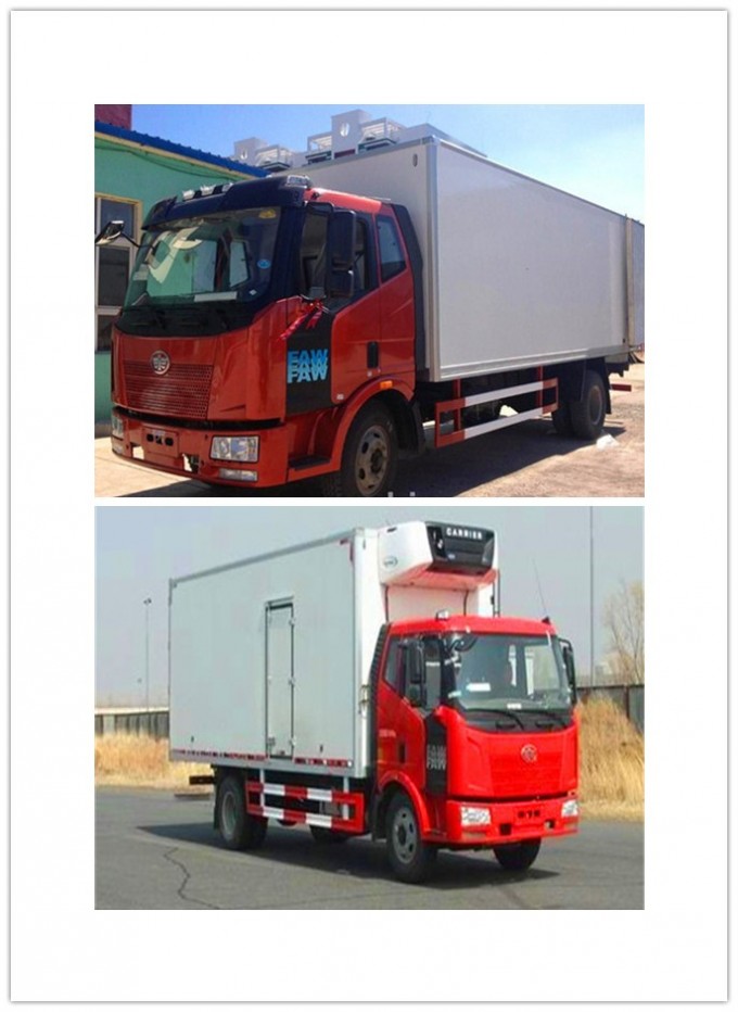 Good Performance Faw 4*2 Refrigerated Van 25cbm Truck for Sale Image1