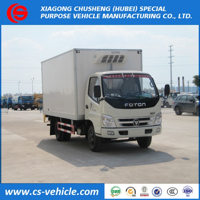 Foton 4X2 Refrigerated Freezer Cargo Van 5tons Small Refrigerated Truck Image1