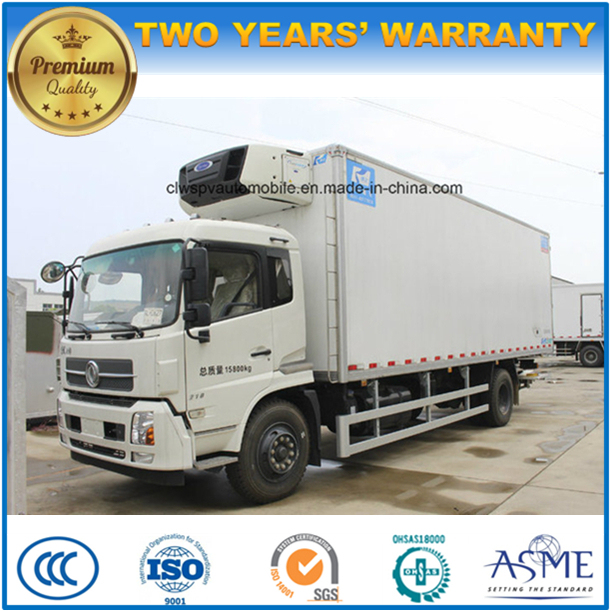 Dongfeng 6 Wheels Refrigerated Box 10 Tons Food Refresh Truck Image1
