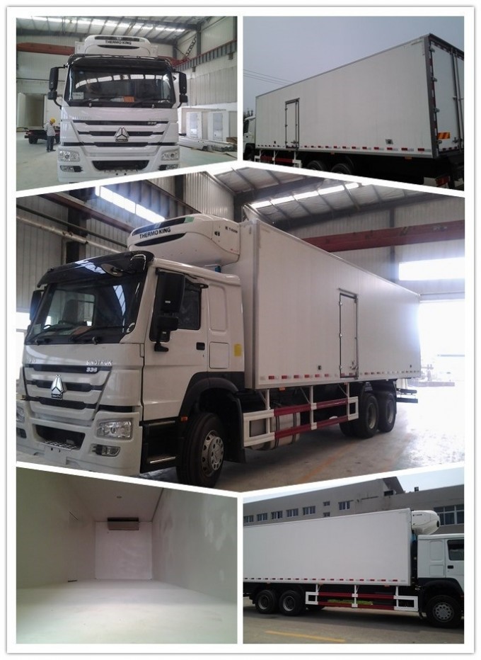 HOWO 6X4 Cooling Van Truck Refrigerated Cargo Truck for Sale Image1