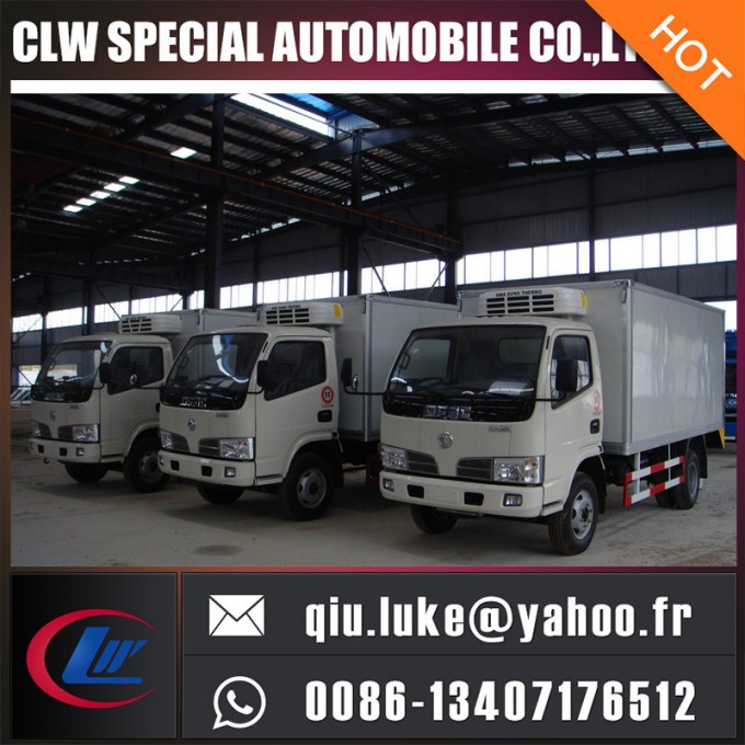1-5 Ton Fruit Small Van Truck 2ton Refrigeration Truck 4X2 Beer Truck for Sale Image1