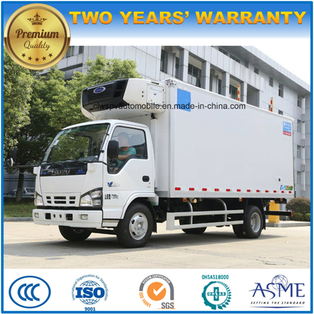 6 Wheels Isuzu 100p Refrigerated Lorry Truck 5 Tons Refrigerator Wagon Image1