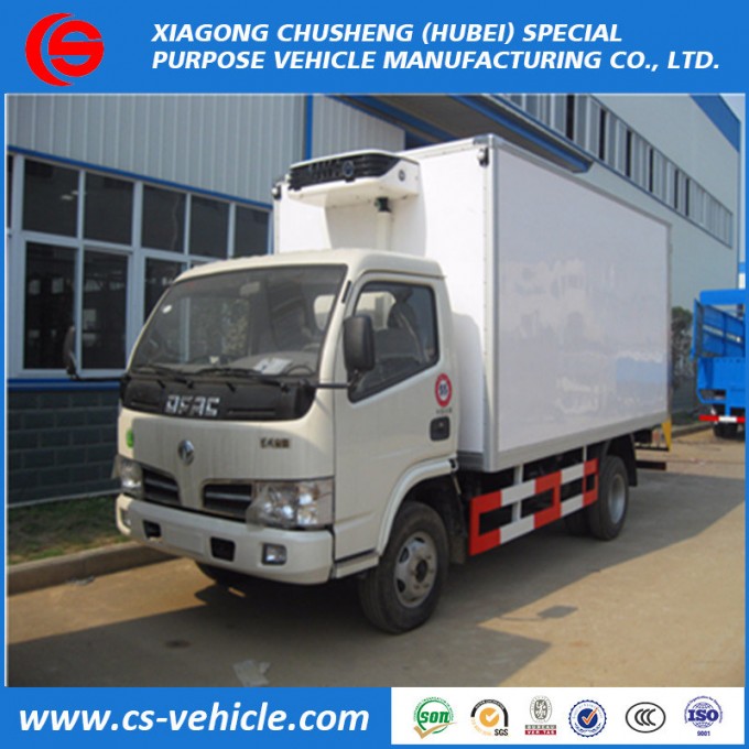 Factory 4tons to 5tons Dongfeng 4X2 Freezer Truck Refrigeration Units Truck Image1