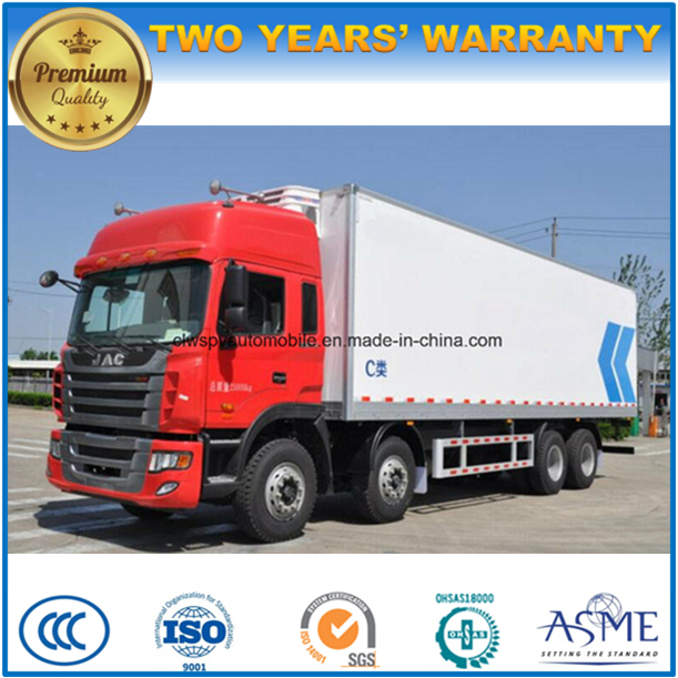 JAC 8X4 Heavy Duty Refrigerator Truck 30 Tons Refrigerated Lorry Truck Image1