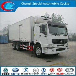 Sinotruk HOWO 6X4 Food Refrigerated Van Truck Refrigerated and Freezer Truck