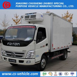 Mini Refrigerator Cold Freezer Transport Trucks 2.5 Tonne Gvw Refrigerated Box Vans for Sale
