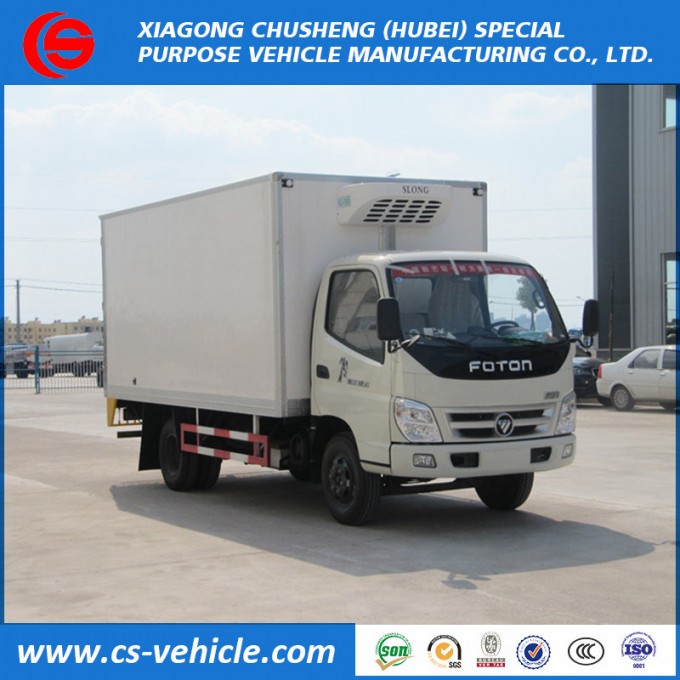 Foton 4X2 Refrigerator Freezer Truck Small 5tons Refrigerator Truck Image1