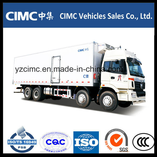 Cimc 8*4 Refrigerated Truck with Auman Chassis Image1