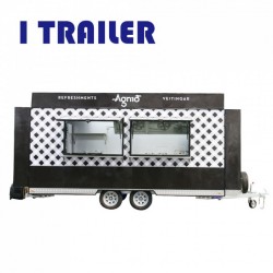 Wholesale Mobile Fast Food Trailer Snack Food Truck for Sale