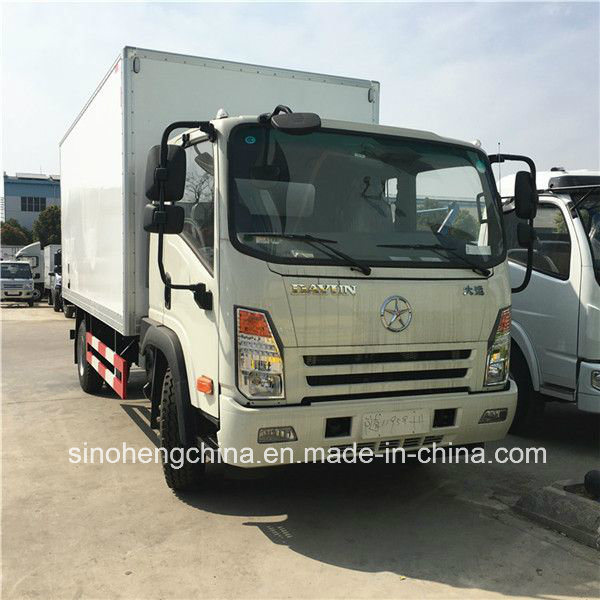 Dayun 4X2 Freezer Van Truck 3tons Small Refrigerator Truck for Sale Image1