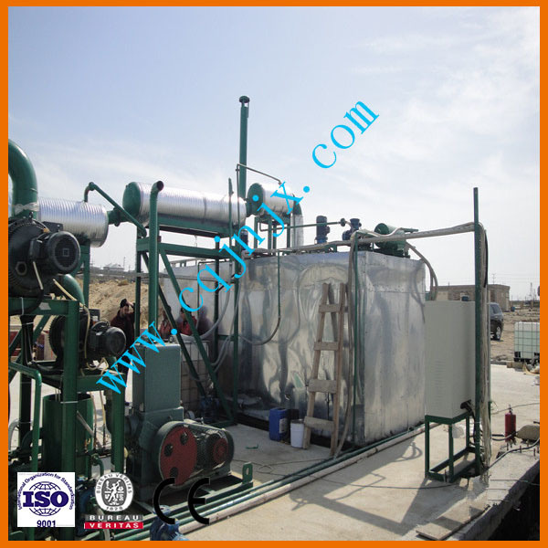 Waste Truck Oil Recycling Used Car Engine Oil Black Oil Refining Series Image1