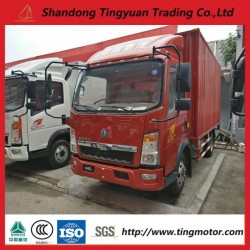 3 Ton HOWO Mini Box Truck 84 HP Engine