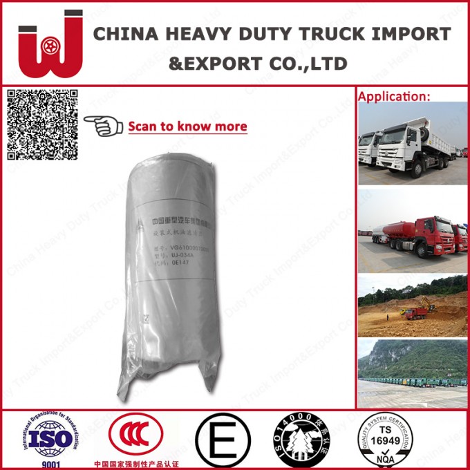 Original Sinotruk HOWO Truck Oil Filter (Vg61000070005) Image1