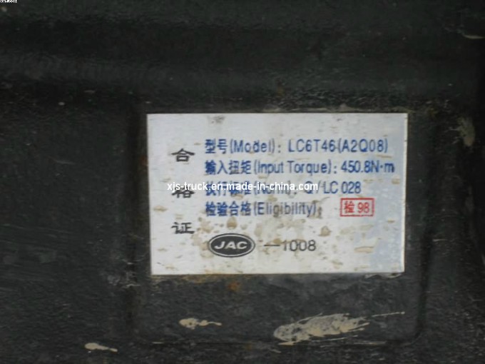 Foton Auman Truck LC6t46 Transmission Image1