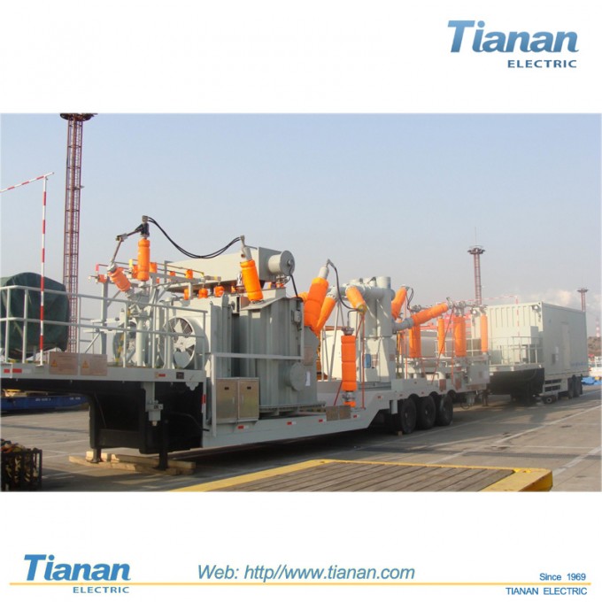 Distribution Emergency Power Transmission 132kv Prefabricated Mobile Substation Image1