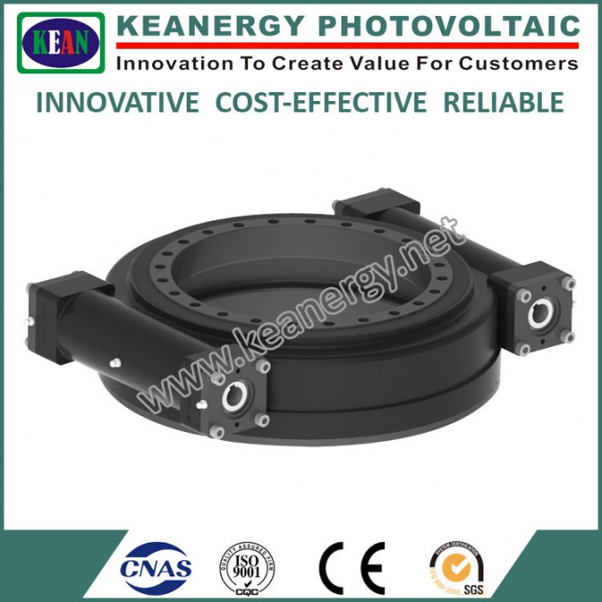 ISO9001/CE/SGS High Effeciency Two Worms Slewing Drive Image1
