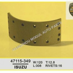 Premium Quality Brake Lining for Japanese Truck (47115-349)