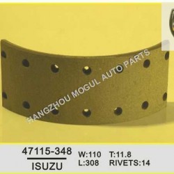 Premium Quality Brake Lining for Japanese Truck (47115-348)