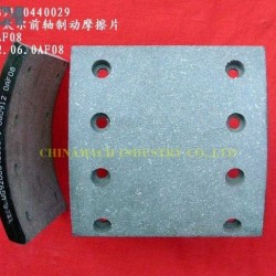 Sinotruk HOWO Trucks Styer Front Axle Brake Block/ Brake Lining/ Brake Pad (Wg9100440029)